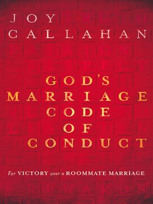 cover image of God's Marriage Code of Conduct